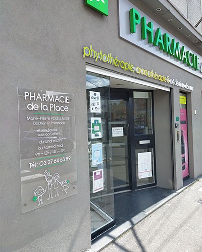 Contact pharmacie de la place